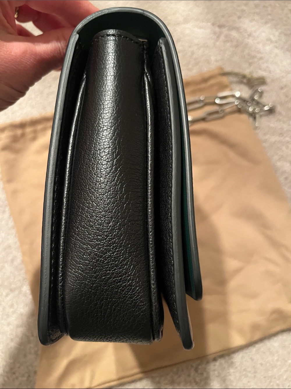 Small Burberry D-Ring Leather Bag - Picture 3 of 12